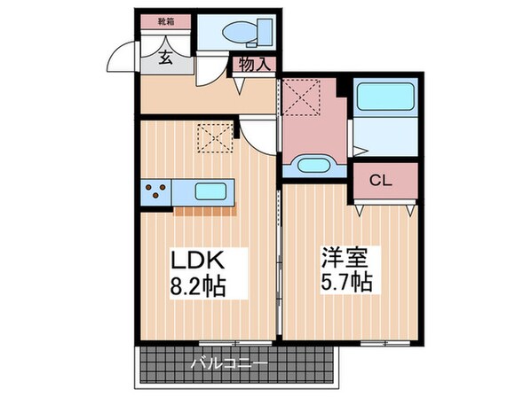 ベローナの物件間取画像